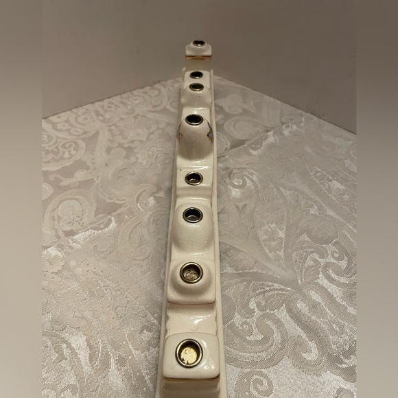 Russ Berrie old city Menorah stand.  Used - Picture 2 of 8